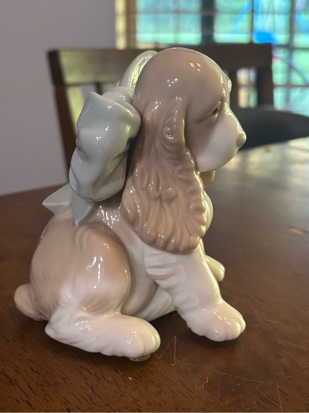 NAO by Lladro #1349 "Puppy Present" Porcelain Figurine VTG 1999 Spain - Picture 3 of 7